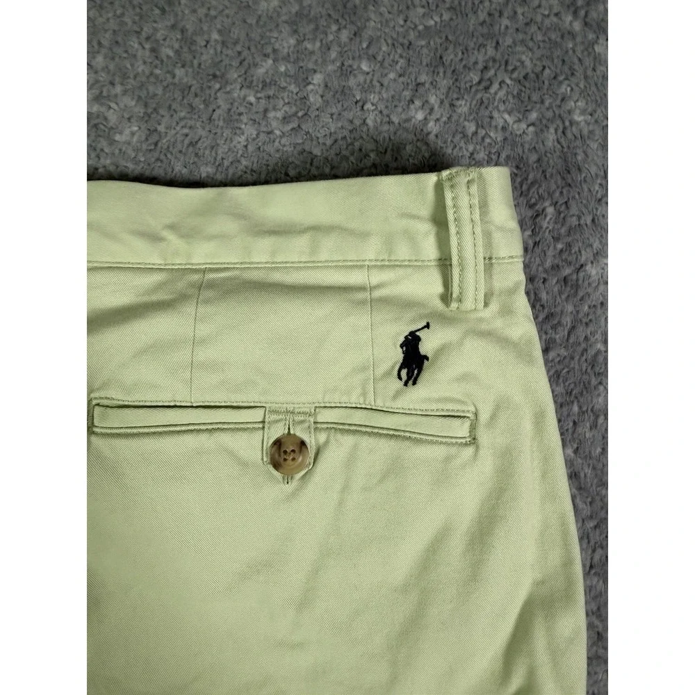 Polo Ralph Lauren Men Light Green Stretch Slim Fit Chino Pants 32/30 Preppy Pony